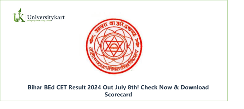 Bihar BEd CET Result 2024 Out July 8th