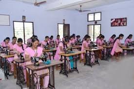 Sewing Class of Women`s Christian College in Chennai	