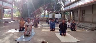 Yoga at Govt.Degree College, V Madugula in Visakhapatnam	