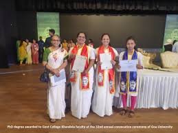 Award Program at Goa University in North Goa