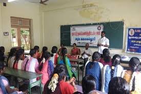 Class Room of Government Arts College in Dharmapuri	