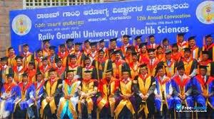 Convocation at Rajiv Gandhi University of Health Science in 	Bangalore Urban