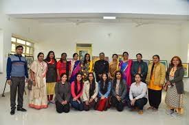 Group photo Kamla Nehru College for Women Jodhpur (K.N.) 