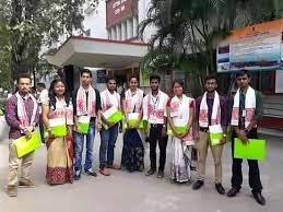 Group Photo Cotton College State University in Guwahati