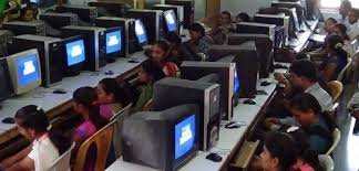 Computer Class of Vivekanand College in Surat
