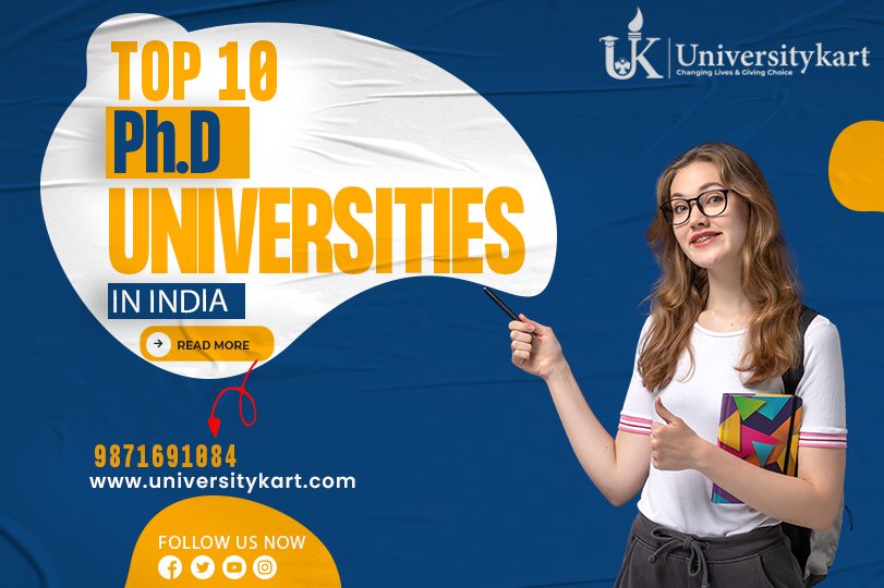top 10 phd university in india