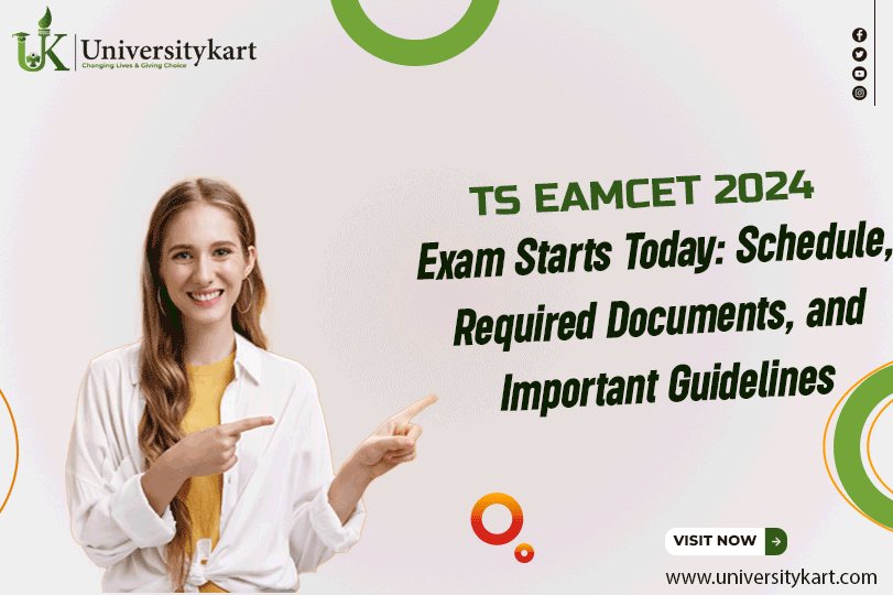 TS EAMCET 2024 Exam Starts Today: Schedule, Required Documents, and Important Guidelines