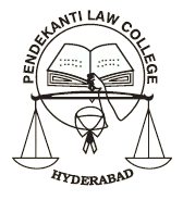 Pendekanti Law College Hyderabad Logo