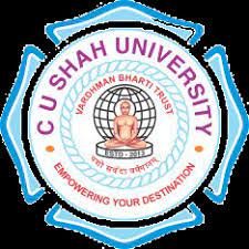 C U Shah University logo