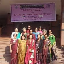 Faculty Members of Lady Hardinge Medical College in New Delhi
