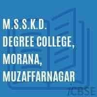 M.S.S.K.D. (PG) College logo