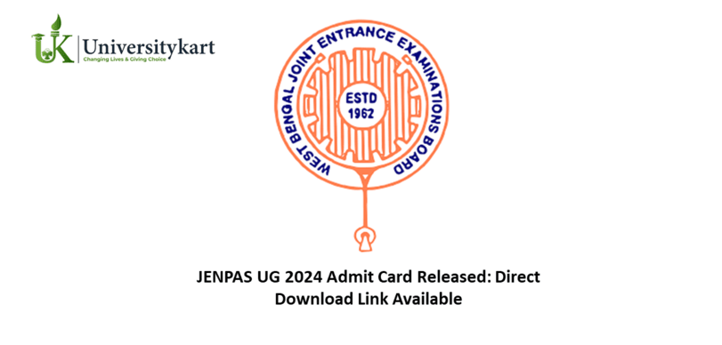 JENPAS UG 2024 Admit Card Released