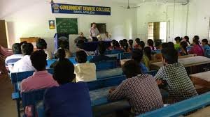 Class Room of Government Degree College, Chintalapudi in West Godavari	