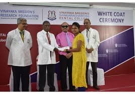 White Coat Ceremony Photo Vinayaka Mission’s Research Foundation in Chennai	