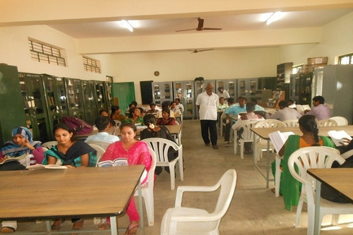 Library at Bengaluru North University in Kolar