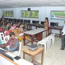 Computer Class of Vellalar College for Women in Erode	