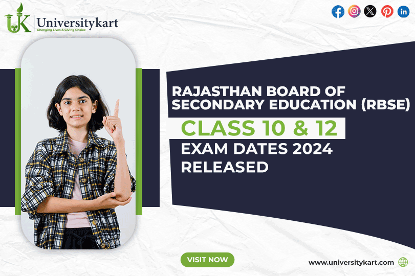 RBSE Class 10 & 12 Exam Dates for 2024