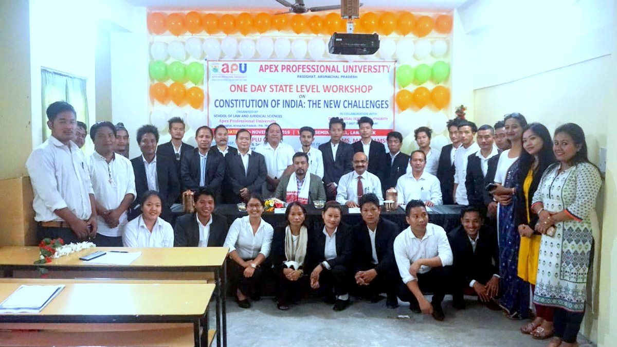 Students Photo Apex Professional University in East Siang	