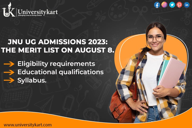 JNU UG Admissions 2023: The merit list is expected to be published on August 8. 