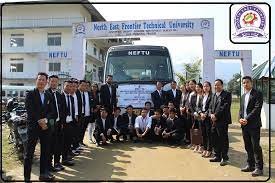Group photo North East Frontier Technical University in West Siang	