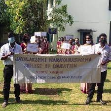Awareness Rally Photo Jayalakshmi Narayanaswamy College of Education, Chennai in Chennai