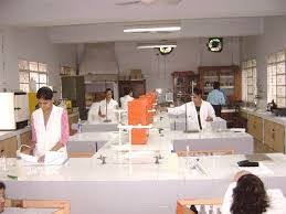 Laboratory of Lady Irwin College in New Delhi