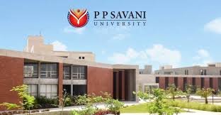 P P Savani University Banner