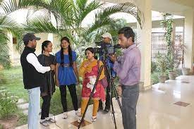 Media Interview Kushabhau Thakre Patrakarita Avam Jansanchar Vishwavidyalaya in Raipur