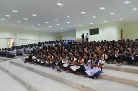 Oditoryum Rajiv Gandhi University of Knowledge and Technology , Nuzvid in Krishna	