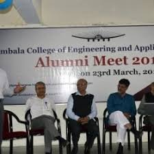 Alumni Ambala College of Engineering and Applied Research (ACEAR, Ambala) in Ambala	