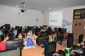Computer Class of St. Francis College for Women in Coimbatore	