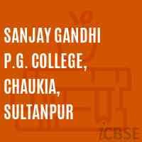 Sanjay Gandhi (P.G.) College logo