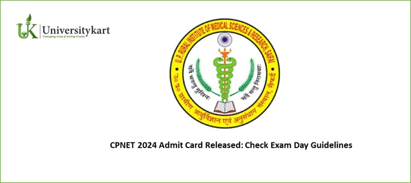 CPNET 2024 Admit Card Released
