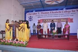 Program at Chevalier T. Thomas Elizabeth College for Women Chennai in Chennai	