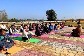yoga Activities Shri Krishna University in Chhatarpur	