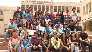Group photo  Zakir Hussain College (Evening) New Delhi 