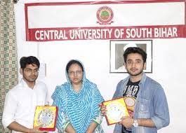 Award Distribute Photo Central University of South Bihar in Madhubani