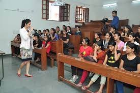 Class Room of Lady Irwin College in New Delhi