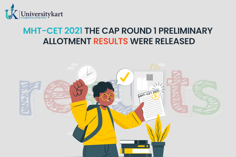 MHT-CET 2021 The CAP Round 1