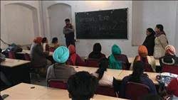 Classroom S.G.A.D. Government College in Amritsar	