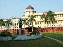 Building Prof. Rajendra Singh (Rajju Bhaiya) University (Formerly Known as Allahabad State University) in Prayagraj
