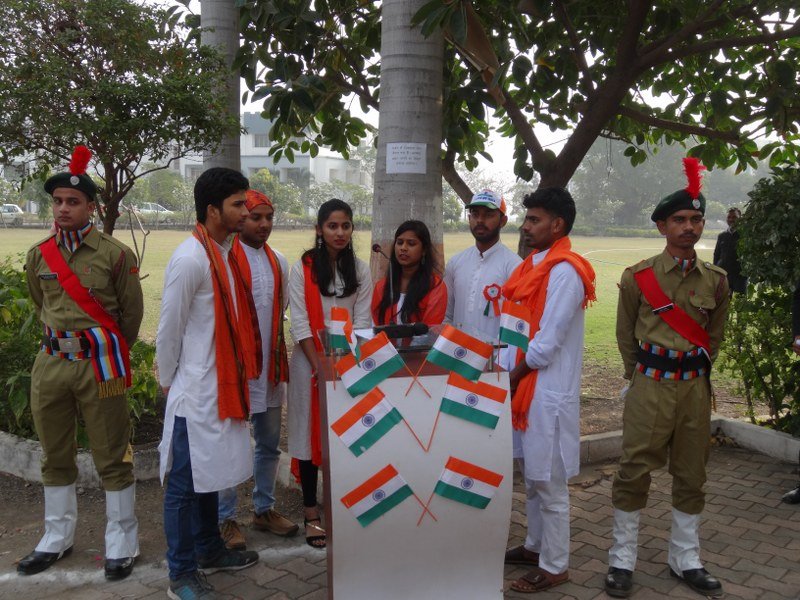 Independence day programme Madhyanchal Professional University in Bhopal