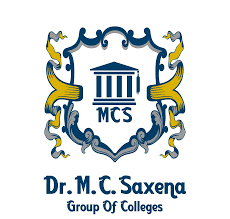 Dr MC Saxena Group of Colleges, Lucknow Logo