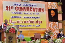 Convocation at Anna University in Dharmapuri	