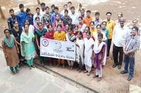 Studnets Andhra Loyola College in Vijayawada