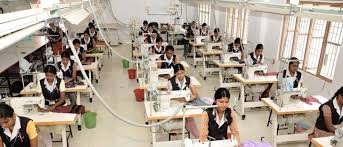 Sewing Class at Vellalar College for Women in Erode	