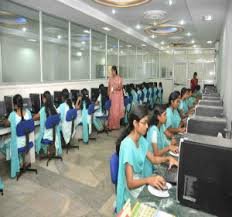 Computer Class of Women`s Christian College in Chennai	