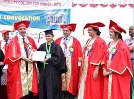 Convocation at Osmania University College for Women Hyderabad in Hyderabad	