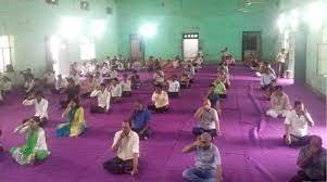 Yoga Activity Government Polytechnic College (GPC, Ajmer) in Ajmer