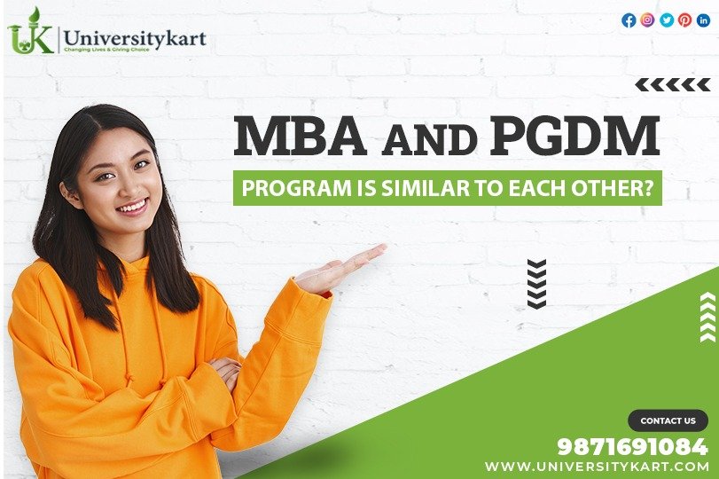 Are MBA and PGDM Programs similar to each other
